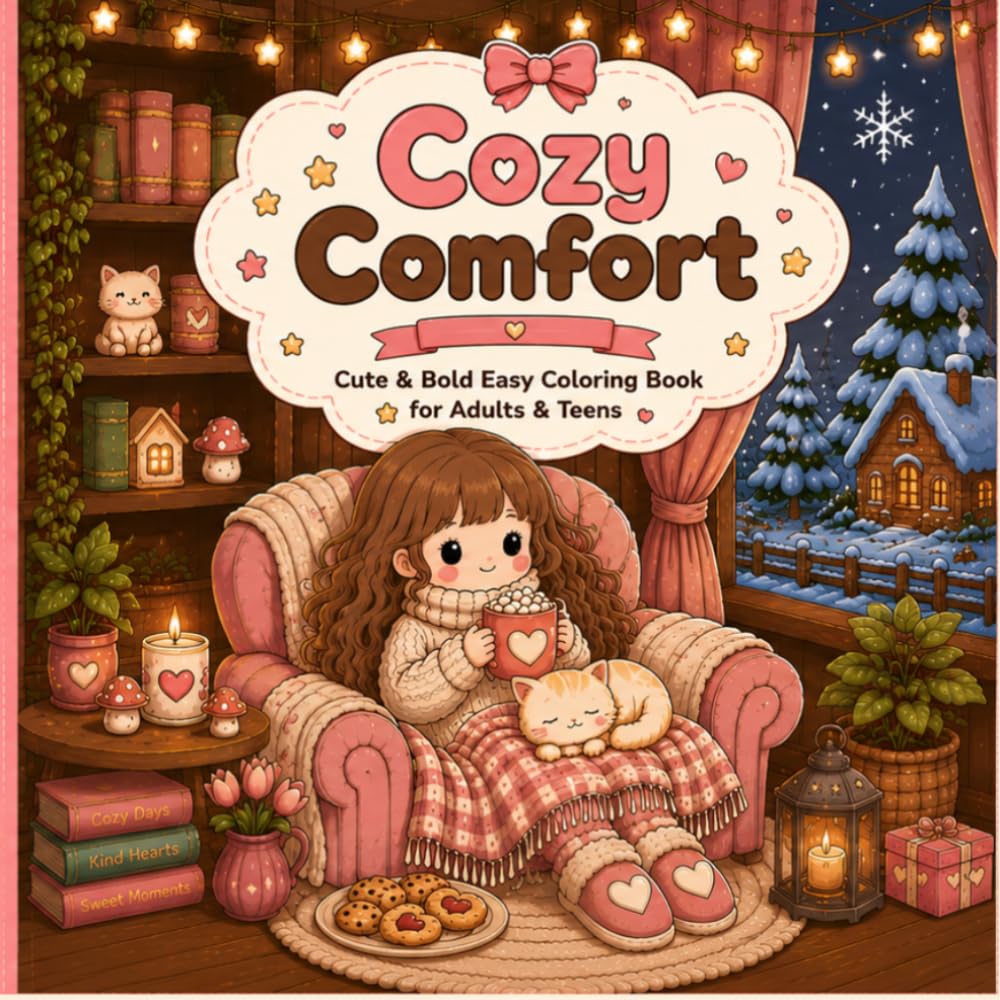 Cozy Comfort: coloring book