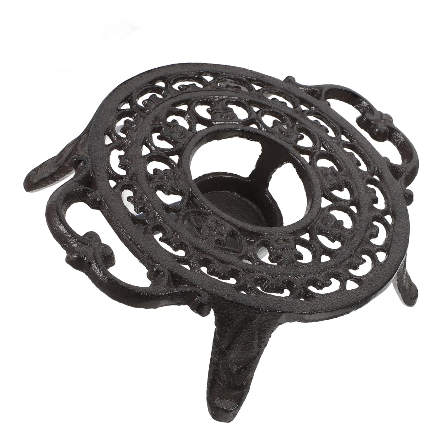 BIUDECO Cast Iron Teapot Tripod Teapot Heater Coasters Hot Drink Pads Induction Plate for Tea Coffee Milk