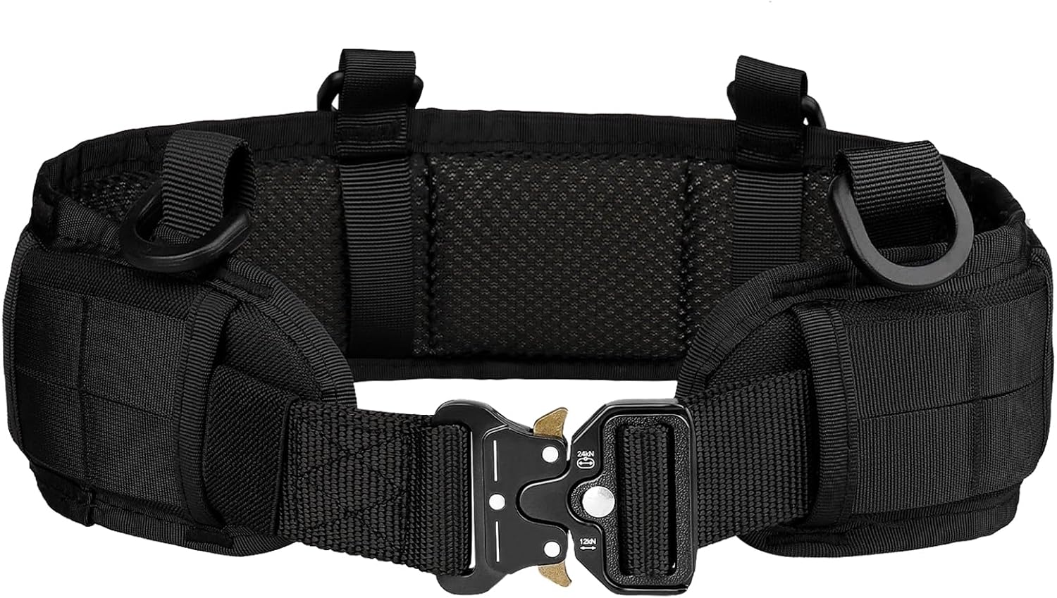 Yrhrol Tactical Battle Belt Set,Slim Airsoft Molle Belt with Metal