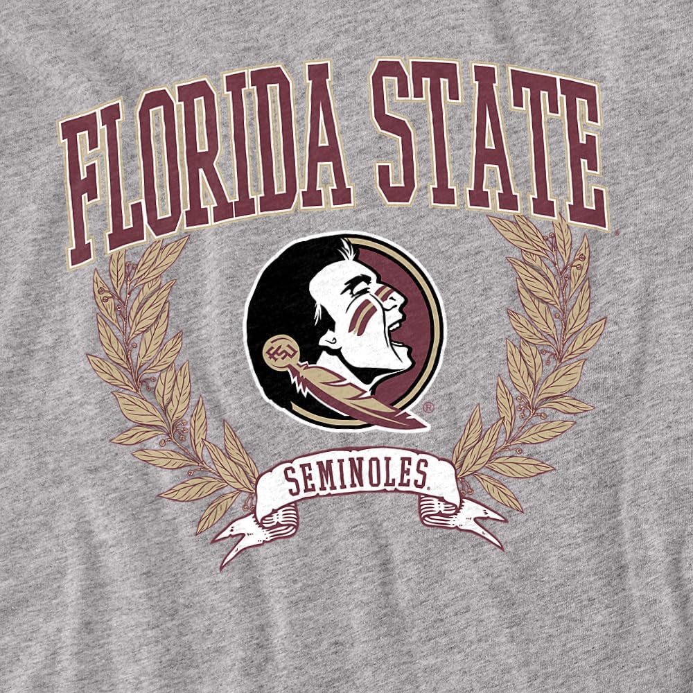 LOGOVISION Florida State University Laurels Dark Kids T Shirt (2) for Toddler Boys and Girls, Athletic Heather