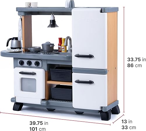 Miniatura 5 de Step2 Harmony - Juego de cocina para niños, cocina de interior, juego interactivo con luces y sonidos, hecho de plástico duradero, incluye 25