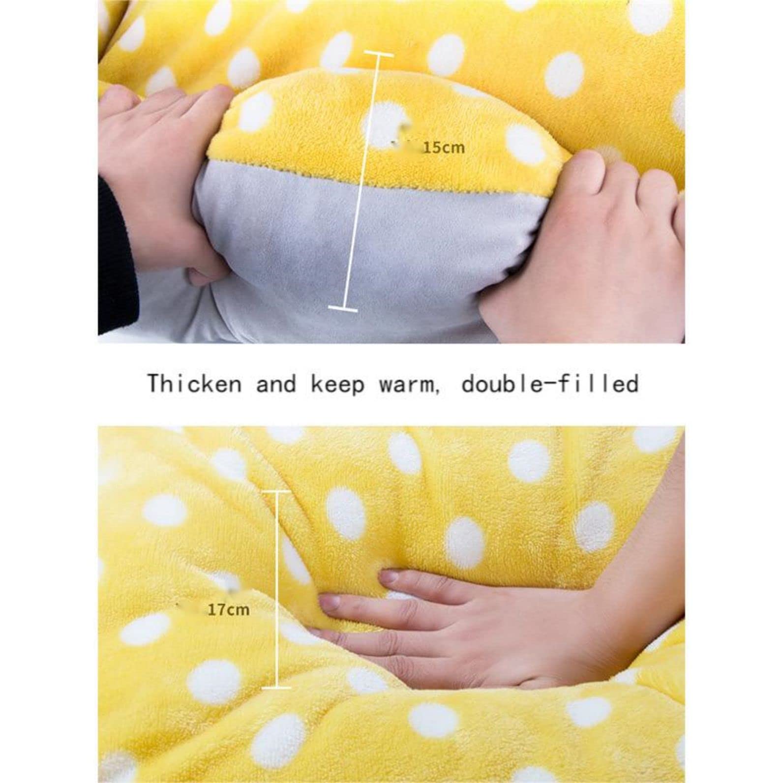 Cama grande para perros y gatos, nido de gato, cama cálida para perros, cama de perro en invierno, desmontable y lavable, cama para perros, perros pequeños y grandes