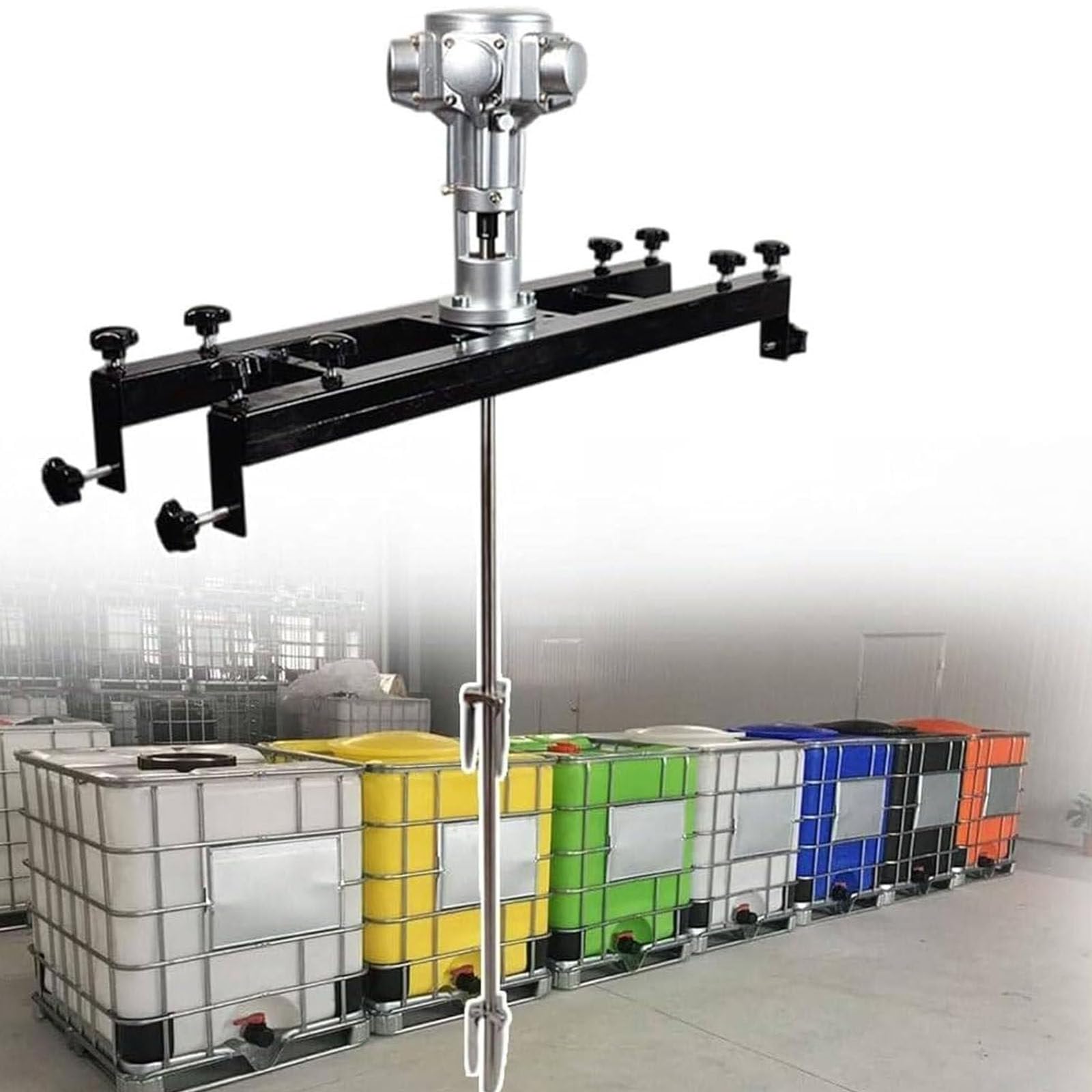Agitador Aire IBC,Máquina Mezcladora Tanque Eléctrico,Máquina Mezcladora Tanque 1 Tonelada,Ajuste Velocidad Libre 0 a 2500 RPM,Herramienta Mezcla Pintura
