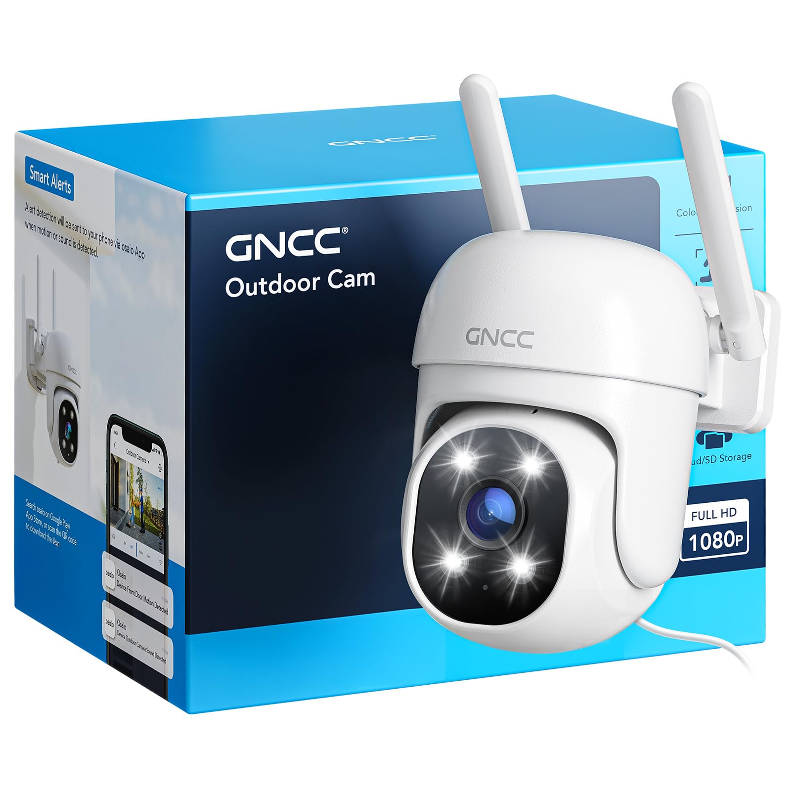 GNCC Telecamera Wi-Fi Interno 1080P — immagine 14 di 16