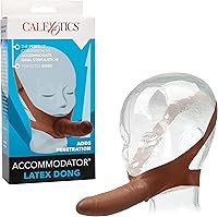 Vista 10 de CalExotics Original Accommodator Pene de látex - Correa manos libres en la sonda para parejas - Consolador para adultos Juguetes sexuales - Negro