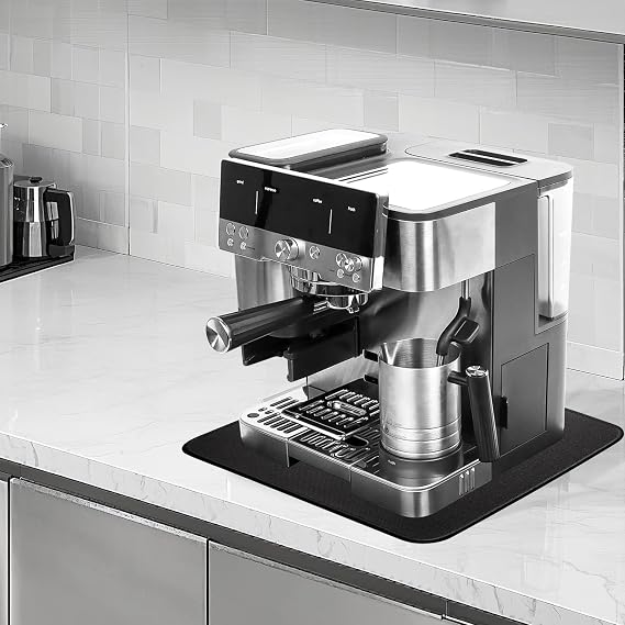 Sliding Pad for Ninja Espresso Coffee Machine ES601/ES701(13.78 x 13.78)- Perfect Fit for Luxe Cafe Accessories - Smooth Glide with Anti-Slip Base - ninja coffee maker accessories