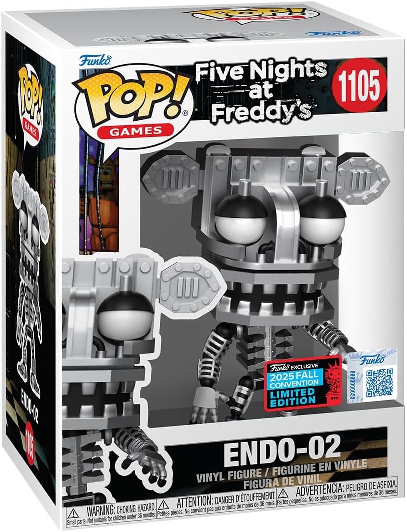 Funko Pop! Games Five Nights at Freddy's Endo-02 Vinyl Figure, 4 Inches, 2025 Fall Convention Exclusive, #1105