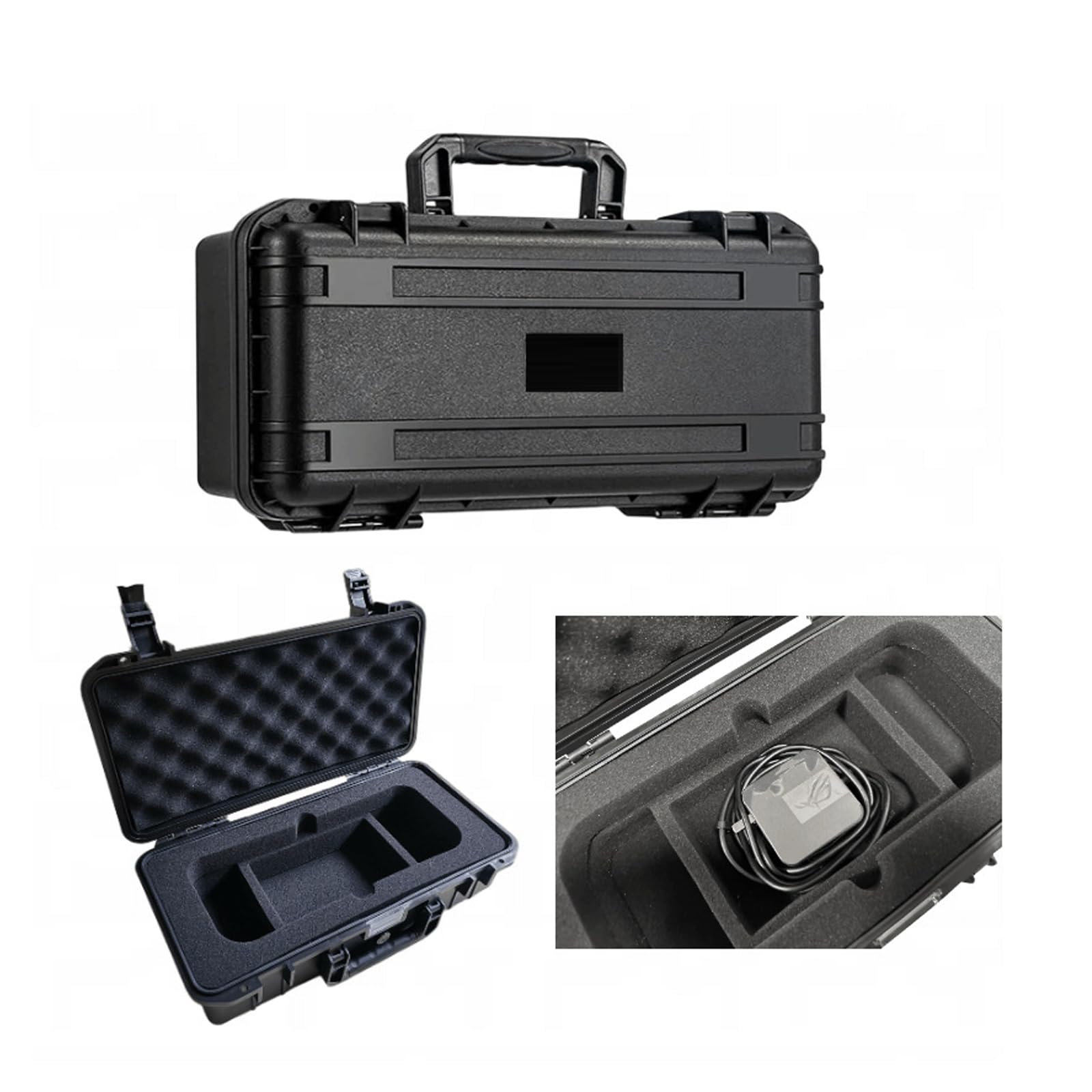 JYGamhanbil Custodia Borsa Impermeabile per ASUS ROG Ally X RC72LA 2024 | Grande Capacità Borsa Rigida Trasporto Copertura Portaoggetti per Console Gaming PC Portatile,Dock,Caricabatterie,Accessori