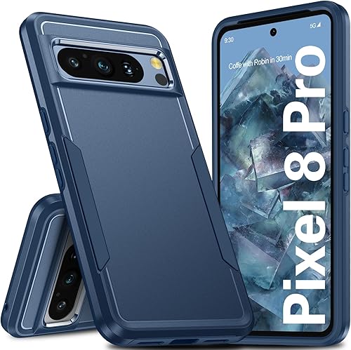 Oneagle Funda para Google Pixel 8 Pro, Pixel 8 Pro Protección militar de 15 pies Doble capa Resistente Antideslizante Sensación mate Funda a prueba