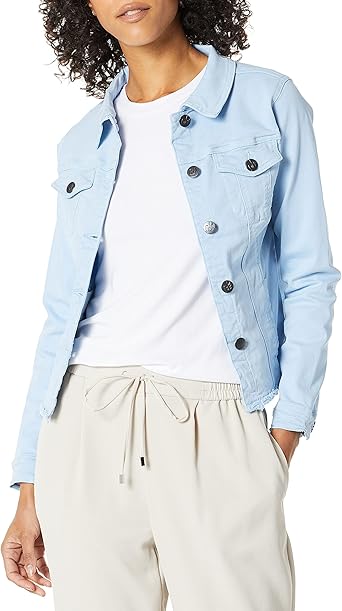 white colour denim jacket