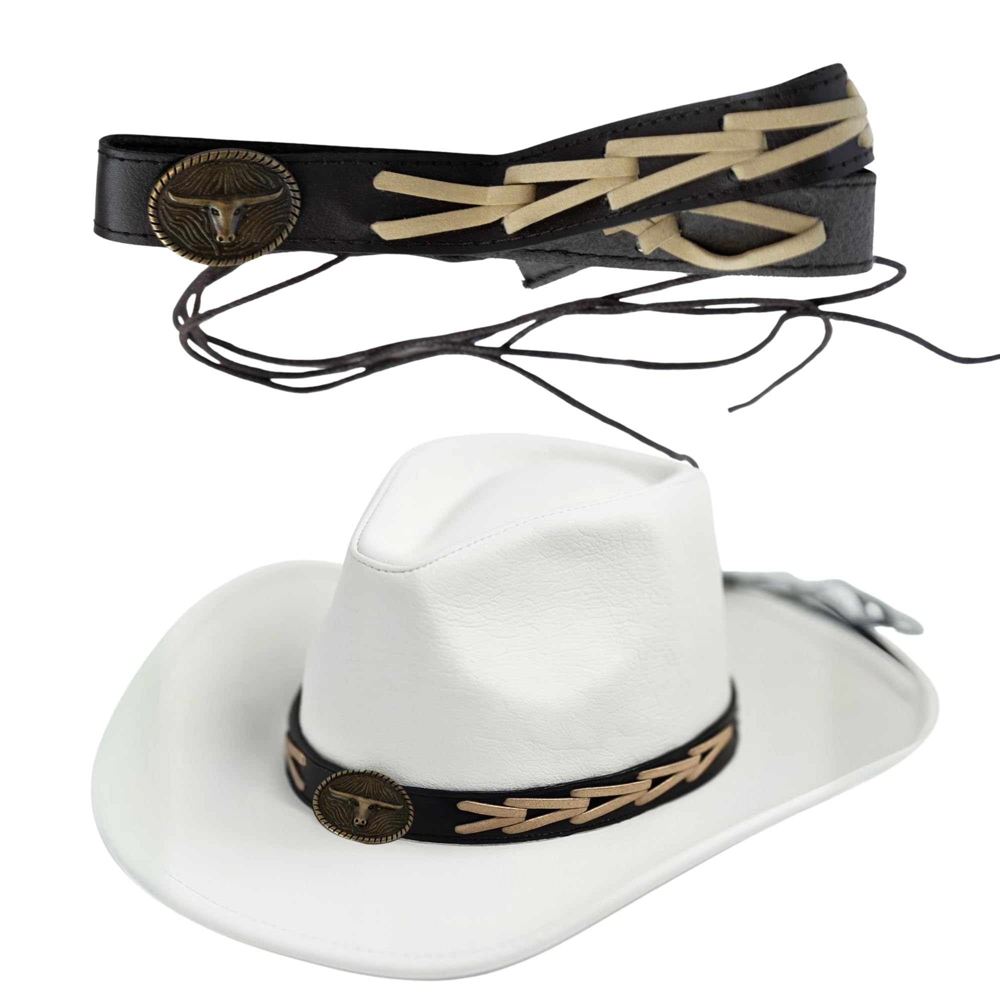 Gamboa Cowboy Hat Band for Men - Leather Style