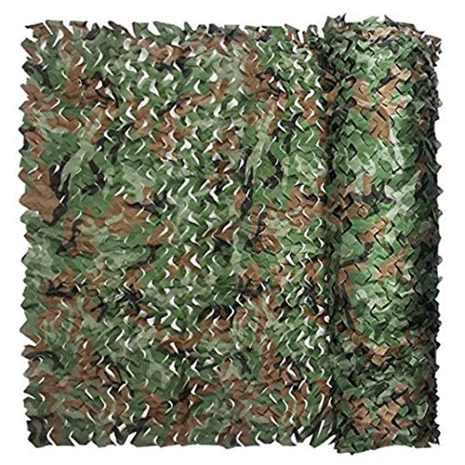 ViqilanyWoodland Camo Netting Camouflage Net - Army Green, 3m x 4m