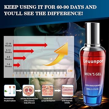 Men's Gel Extra Strength Massage Cream for Men,Extra Power Strength Cream for Men for Huge Enhanced Size, Thickness, Strength to be Longer and Stronger 50ml/1.7OZ L TERUMPMERC