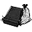 Akstore 100PCS 4x6inch (10x15cm) Drawstring Organza Jewelry Favor Pouches Wedding Party Festival Gift Bags Candy Bags (Black)