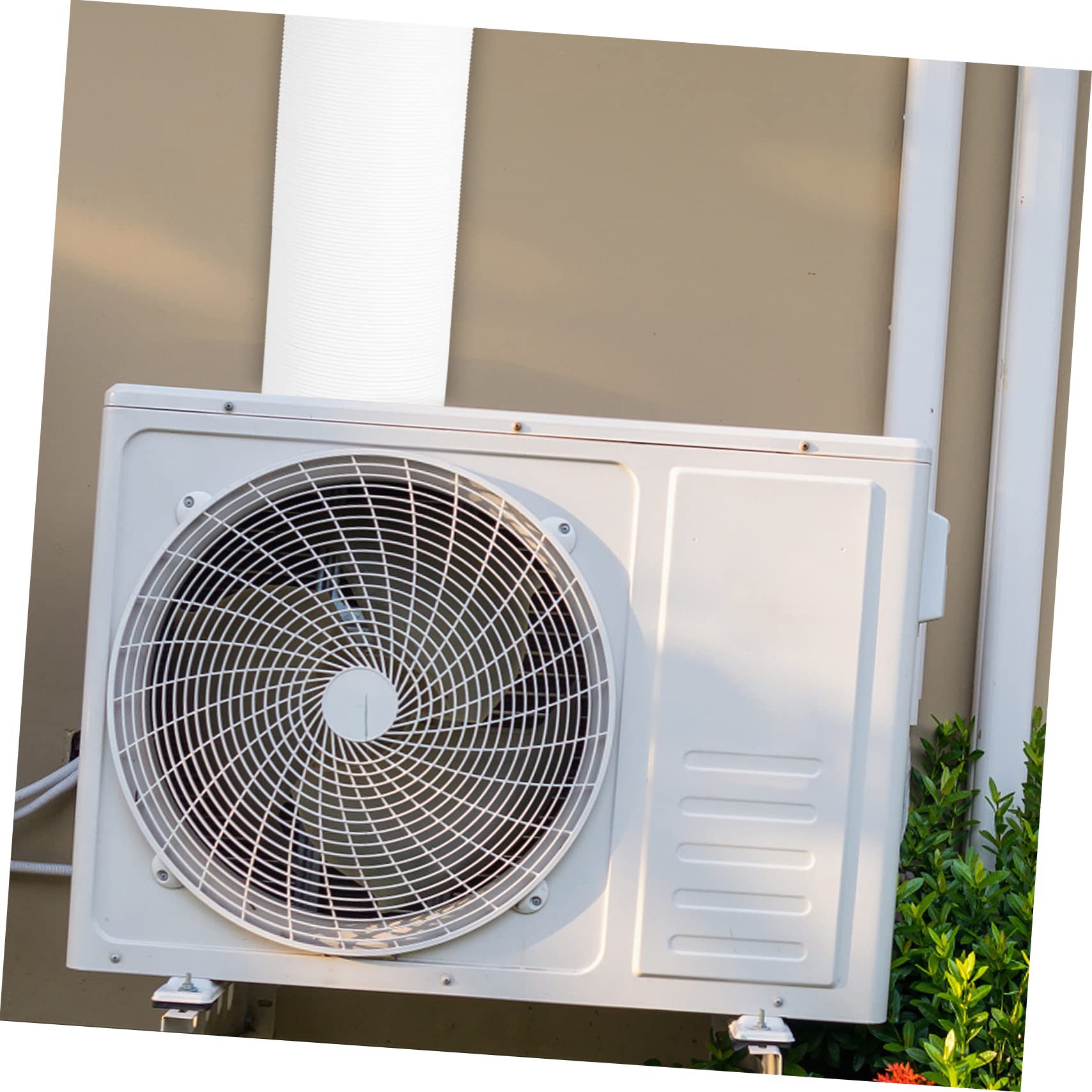 TOPBATHY Tubo Flessibile Buona Elasticità in PPR per Condizionatore Portatile e Facile da Riporre Bianco Estensibile Estremità Connesse per Ventilazione Efficiente