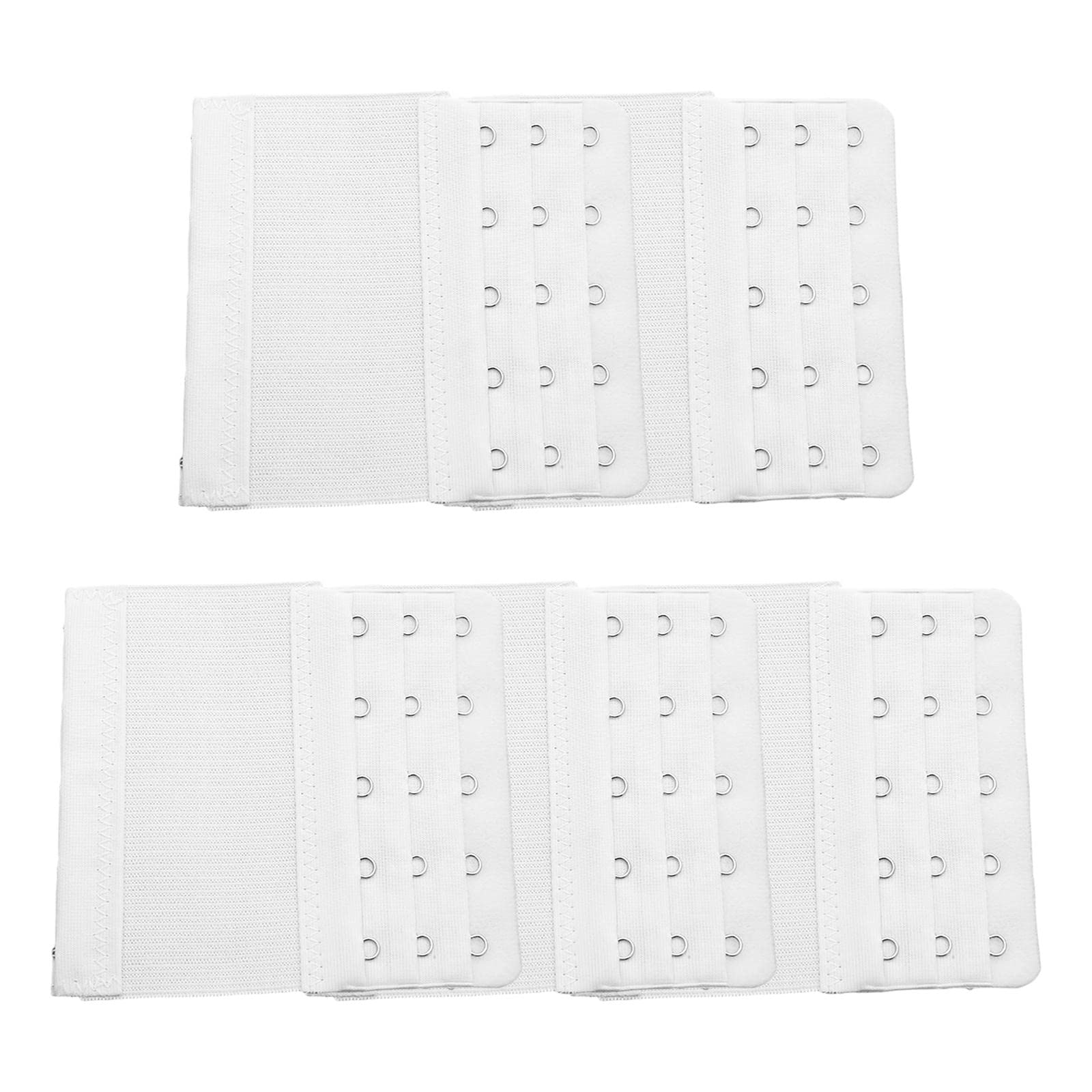 5X Bra Extender Strap Comfortable 5 Hooks Extender Bra Band for Women Lady Free Size White |Clothing, Shoes & Accessories | Womens Clothing | Intimates & Sleep | Bras & Bra Sets-image-33