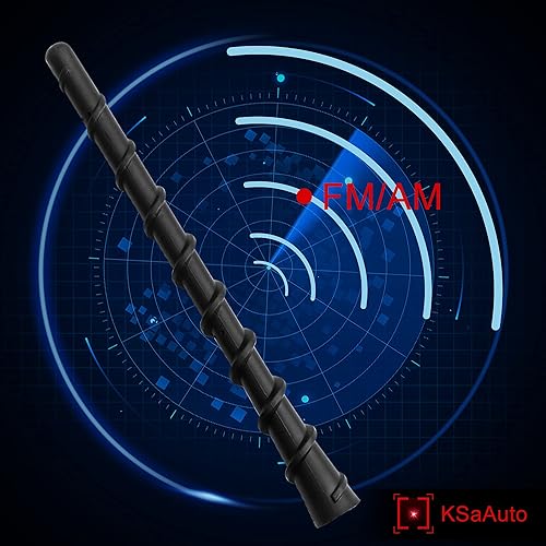 Miniatura 8 de KSaAuto - Antena corta de goma flexible de repuesto de 8 pulgadas para recepción FM AM para camioneta Ford F150 (2009-2023) accesorios para Ford F150