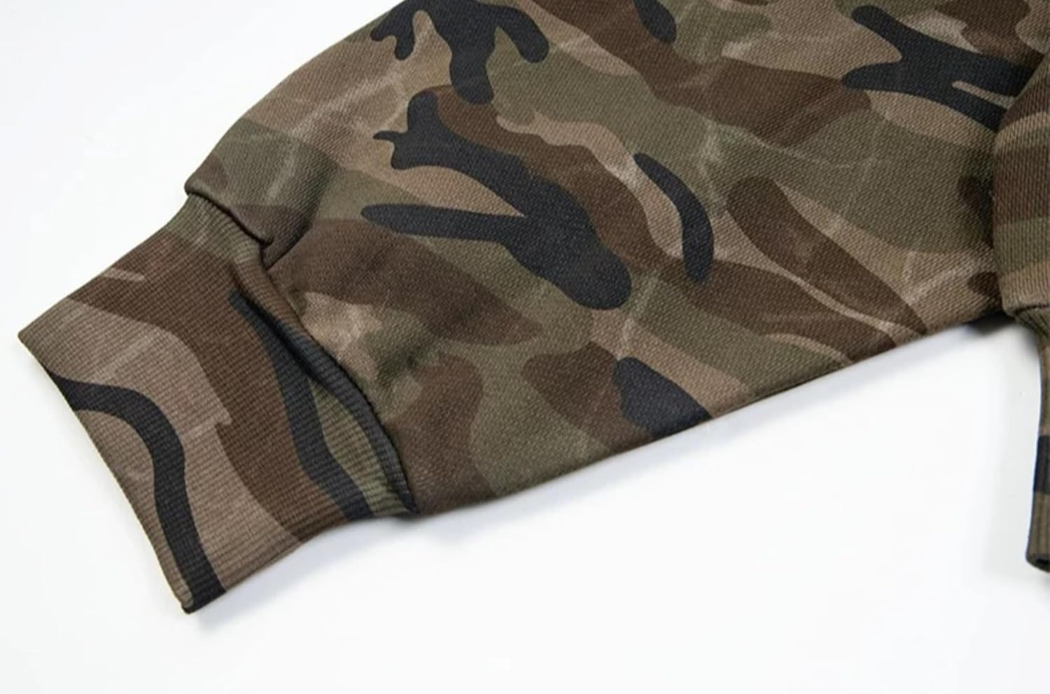 Camo Hoodie Leopard Print Top Sweatshirt Y2k Graphic Oversized Womens Pullover Long Sleeve with Pocket - Image 3