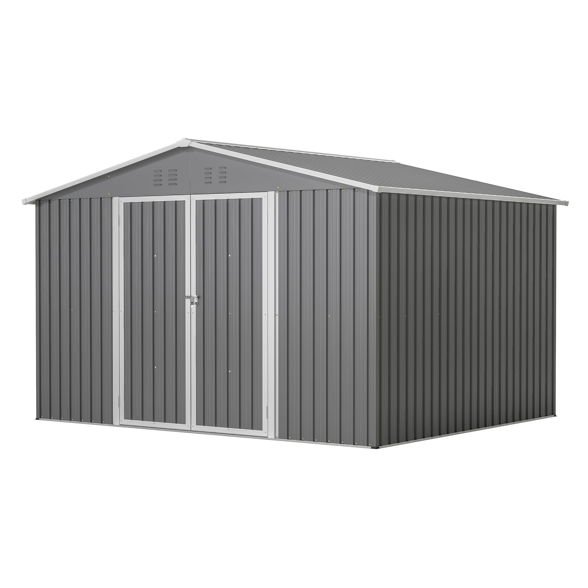 Abri de jardin en métal 300 x 252 cm pour protéger vos outils