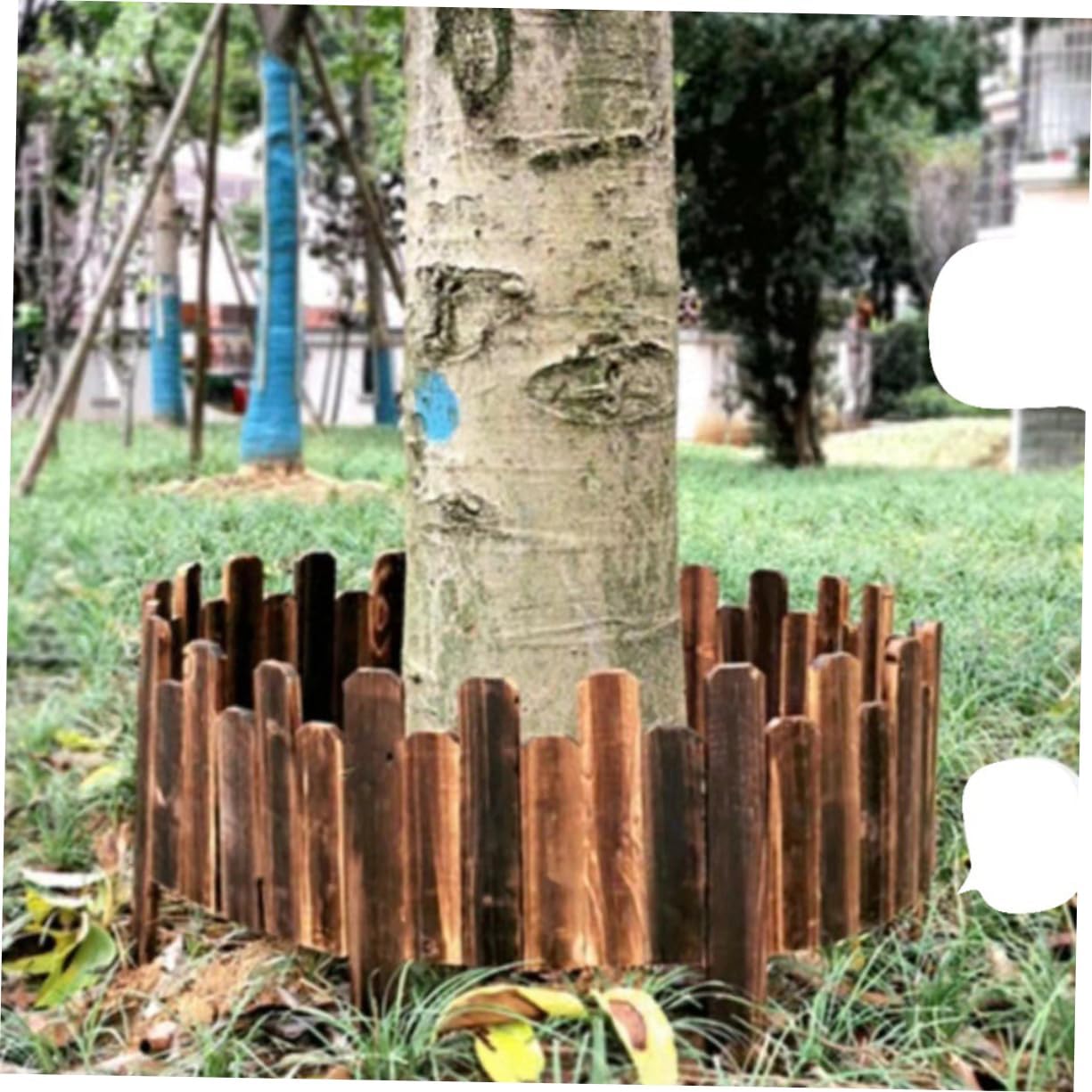 POPETPOP Garden Edging Fence Decor Flexible Decorative Border for Lawn Flower Beds Landscaping Material Height for Garden Division