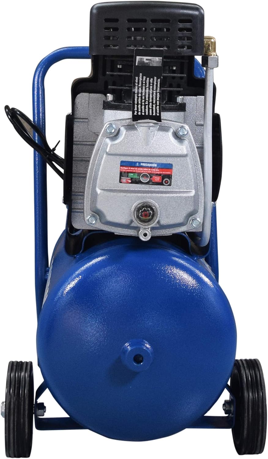 Compressor Rear View HYUNDAI HY-HYAC24-21 24-Liter 2 HP Air Compressor User Manual