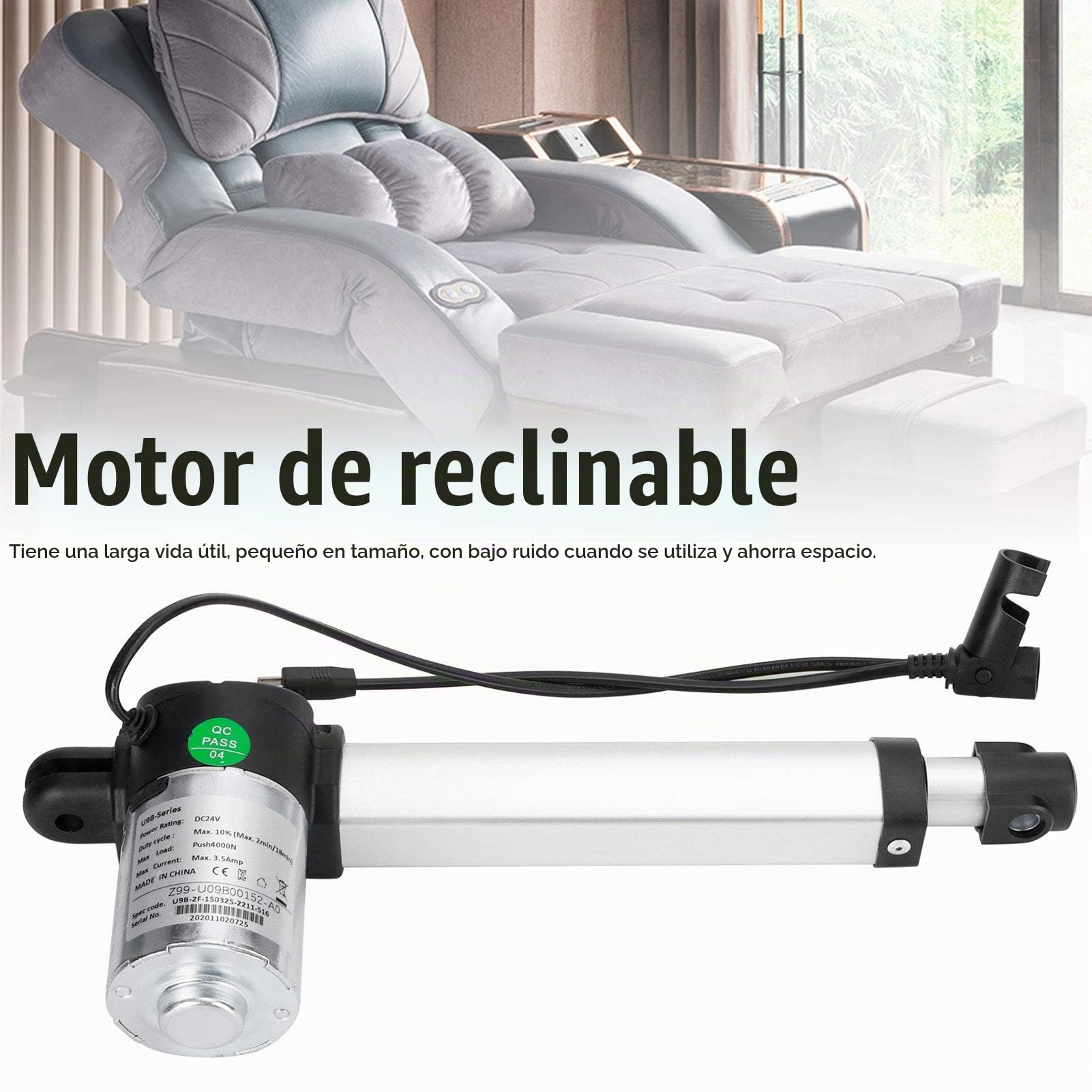 Motor Reclinable, Motor Reclinable De Energía Eléctrica Sillas Elevadoras Actuador De Sofá Motor De Repuesto Dc24V