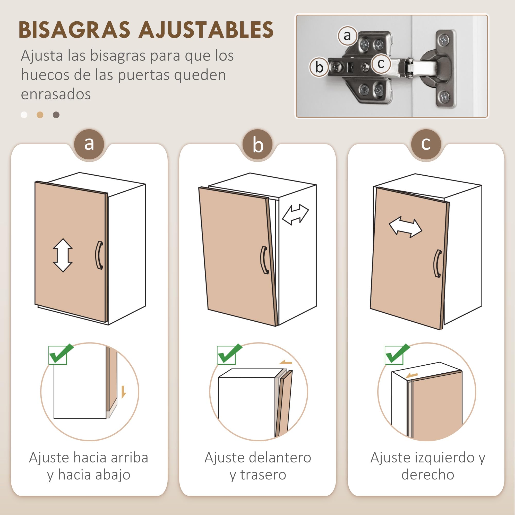 HOMCOM Alacena de Cocina con 4 Puertas 1 Cajón y Estantes Ajustables Antivuelco Armario de Cocina Moderno para Comedor Salón 70,8x34x180 cm Blanco y Plata