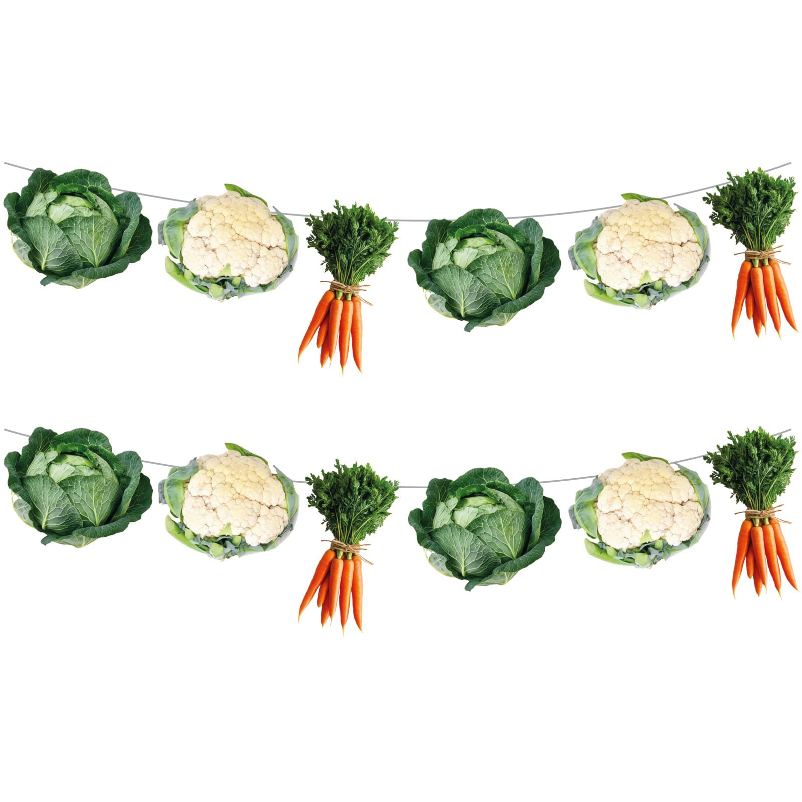 ping pong balls 12Pcs Vegetable Garden Bunting Cabbage Carrot and Cauliflower Motifs Vegetable Garden-Themed Party Decorations Suitable for Celebrations Harvest Festivals Party Decorations
