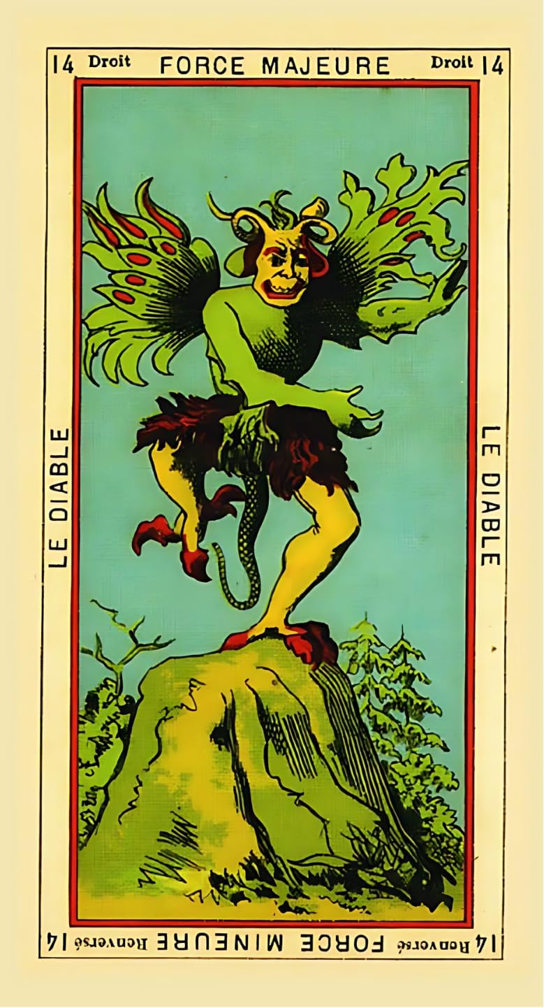 Etteilla Tarot – Book of Thoth Divination Deck with Classic French Occult Symbolism