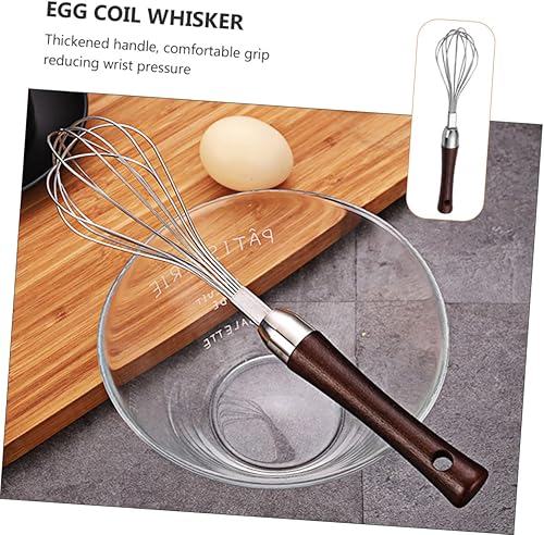Miniatura 7 de Batidor de huevos de acero inoxidable, mezclador pequeño, globos de primavera, mezclador de mano, batidor de huevos de acero inoxidable, batidor de