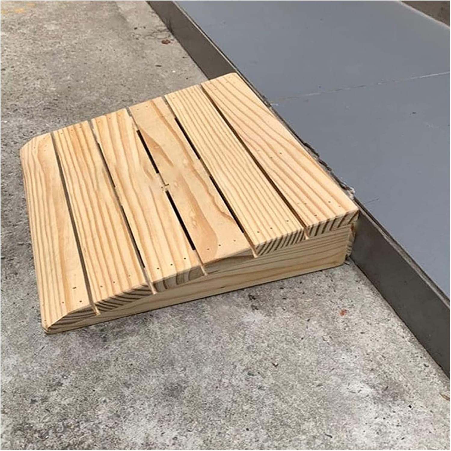 Door Threshold Ramp Wood, Non Slip Doorways Step Ramp
