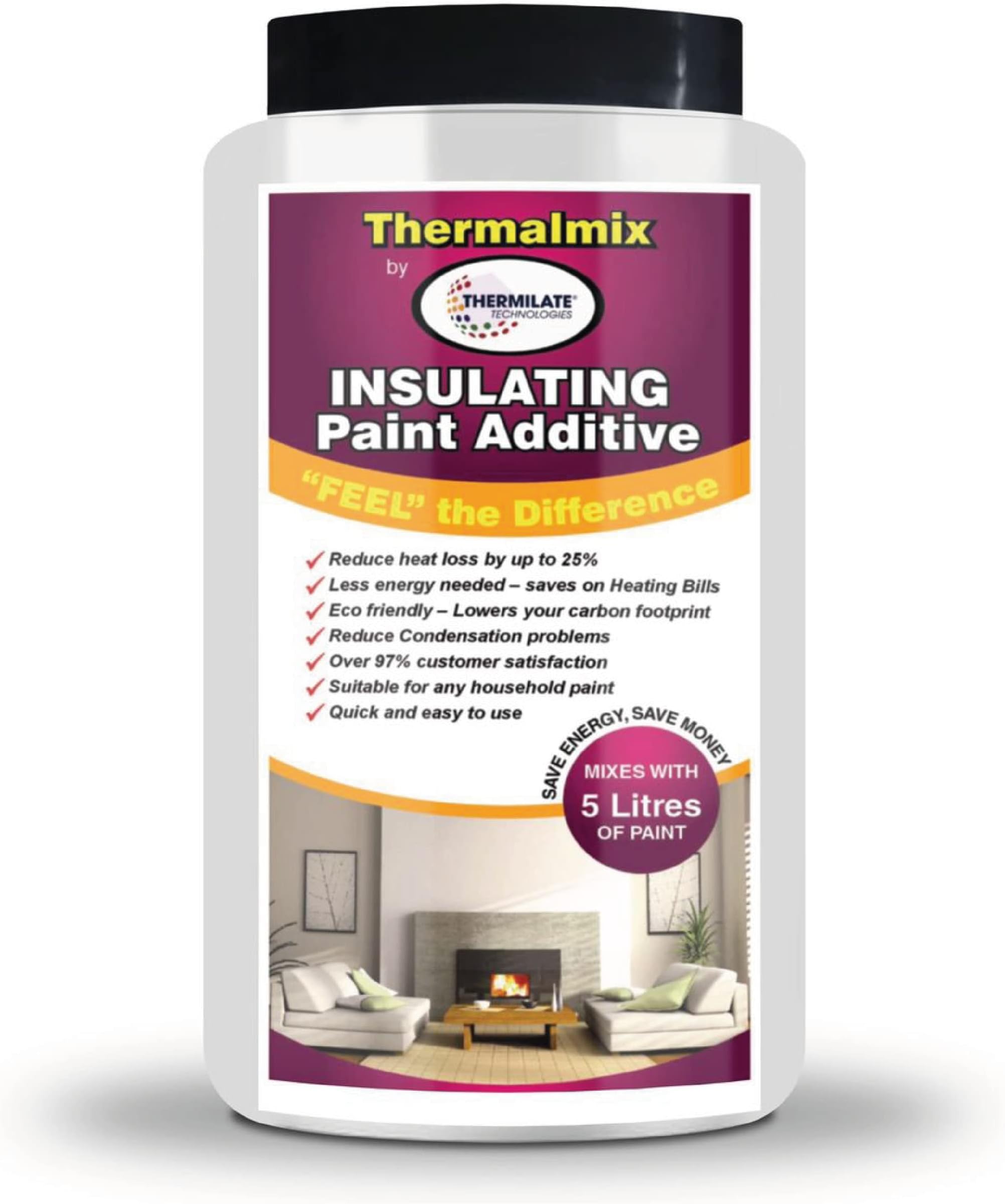 THERMALMIX Insulating White Paint Additive Heat Resistant