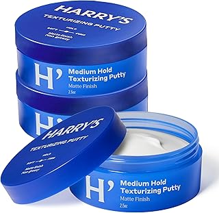 Texturizing Hair Putty, Mens Hair Styling Products, 2.5 Fl Oz, 3 Pack