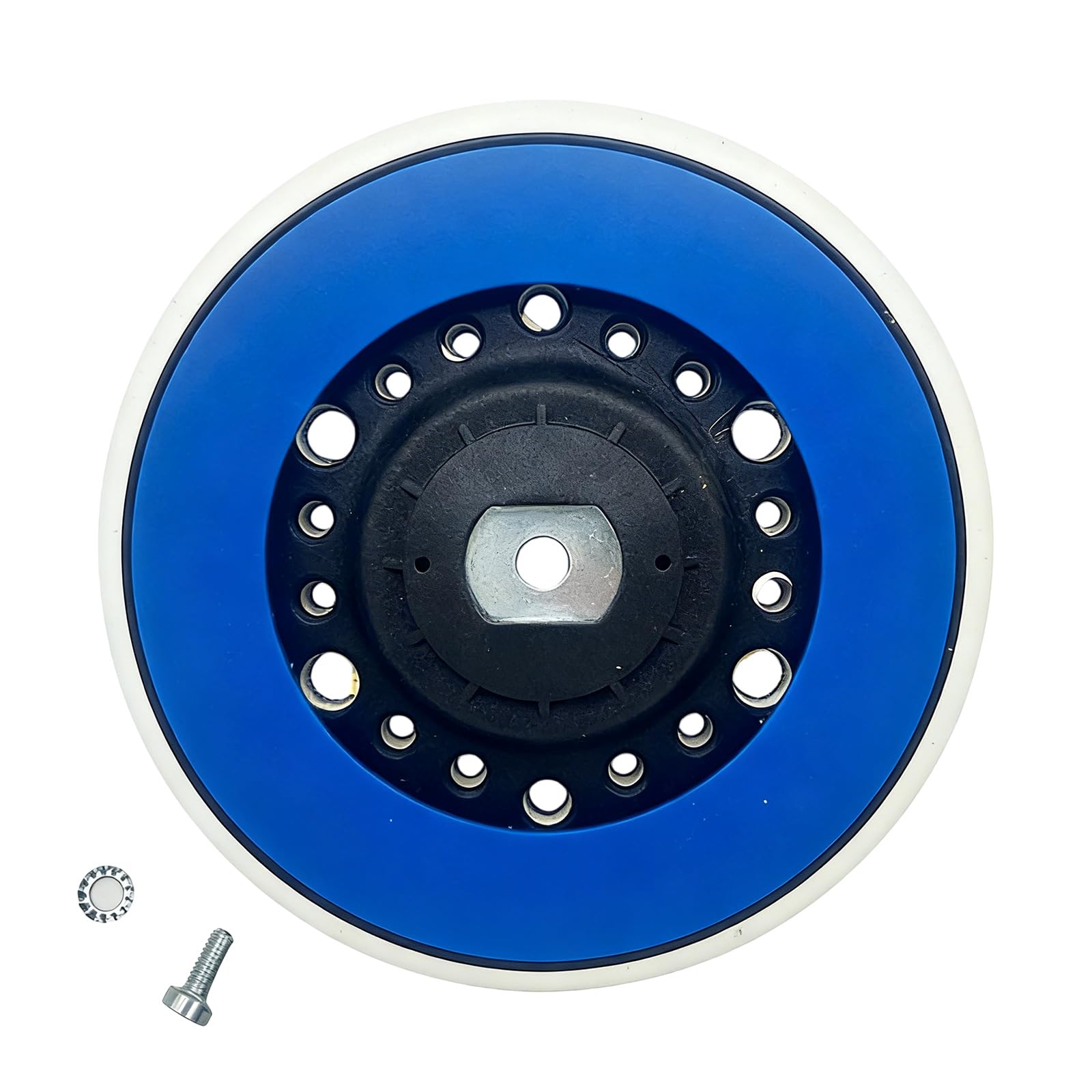 Fromceo Pu Nylon Hook Sanding Disc Plate For 150Mm Electric Sander 125-150Mm Sandpaper Hook Sanding Pad