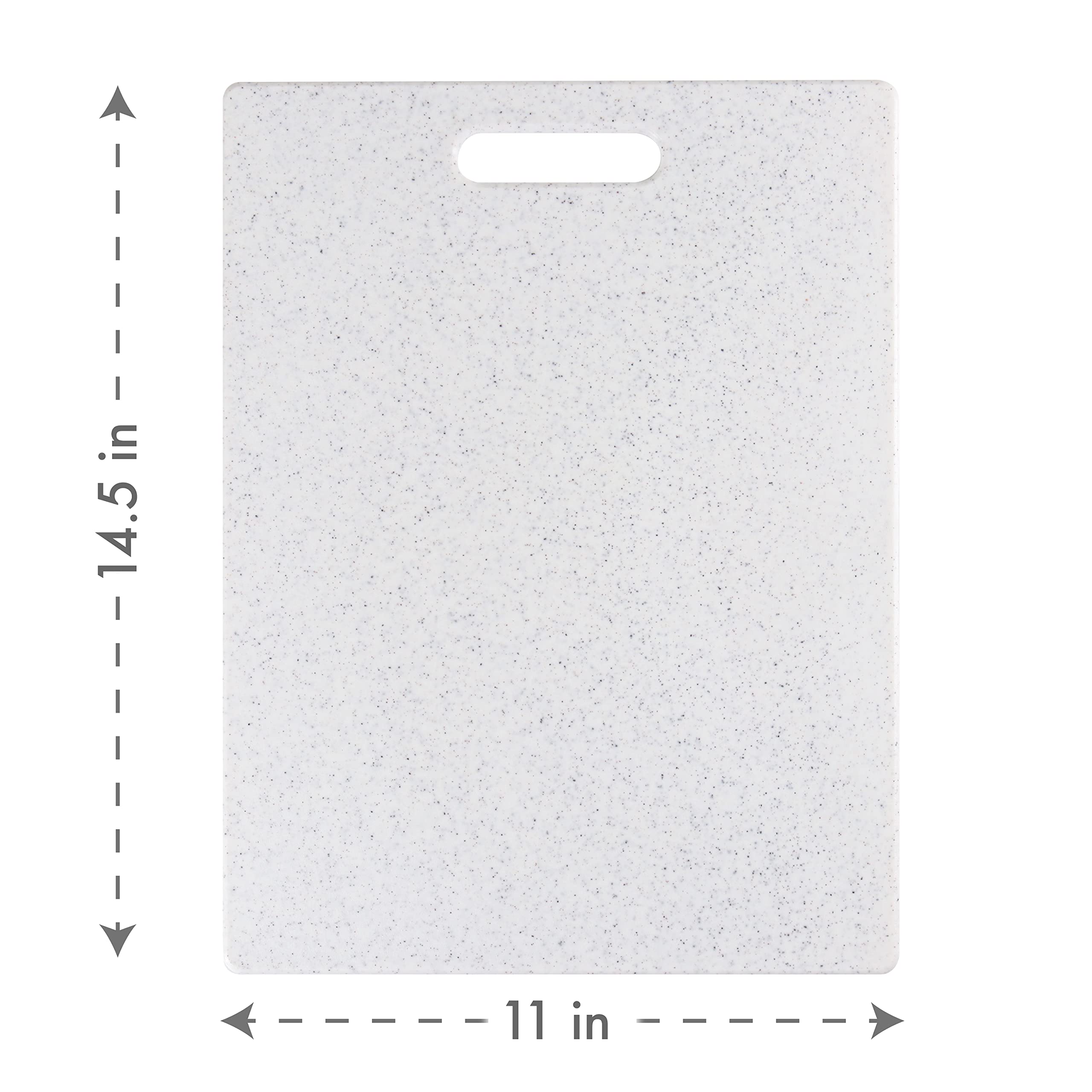 Dexas Cutting Board Tabla de Cortar PolyCoconut, plástico, Blanco