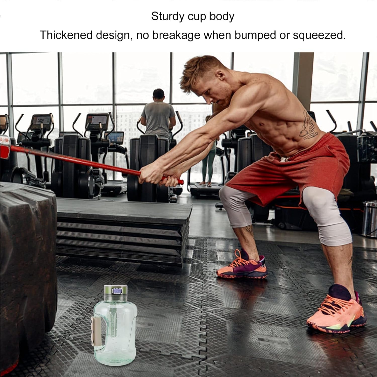 ciciglow Large Hydrogen Water Bottle Generator, 1.5L Portable Water Ionizer Generator Machine with SPE PEM Technology, Hydrogen Rich Water Generator Sports Kettle for Home, Fitness (Light