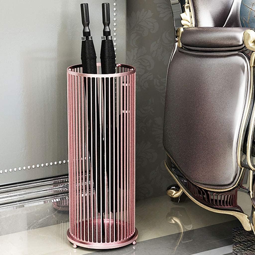 Metal Umbrella Stand - Stylish Indoor Umbrella Holder for Walking Sticks, Hallway & Commercial Use, Black & Gold Design, Modern & Durable Umbrella nizer.