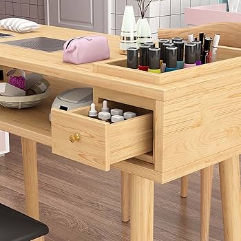 tecniwork　ネイルテーブル・ネイルケアセット Amazon.co.jp: ネイルテックテーブル マニキュアテーブル 大容量