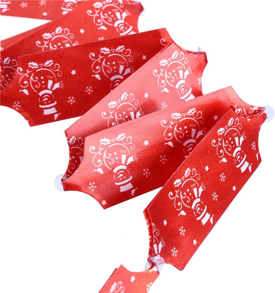 CCINEE Christmas Themed Pull Bows Gift Wrapping Ribbon Bows for Christmas Decoration, Pack of 12