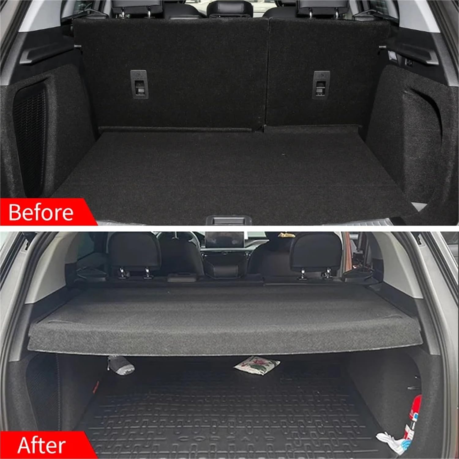 For Lincoln Corsair 2020-2025 Not-retractable Trunk Cargo Cover Parcel Rack Anti-Peeping Auto Interior Accessories