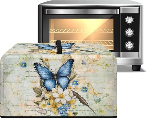 Miniatura 29 de Cubierta de horno de microondas de convección para encimera, tostadora, horno, protector de electrodomésticos para decoración de cocina del hogar,