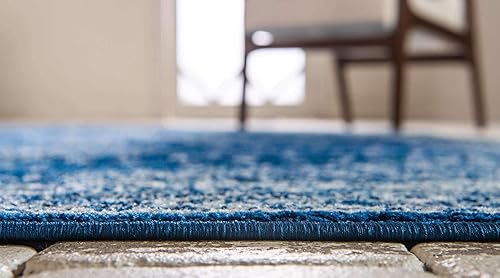 Miniatura 4 de Unique Loom colección Bromley - Alfombra de área con bordes, patrón de medallón estilo vintage, rural, tradicional 2 pies x 6 pies y 7 pulgadas,