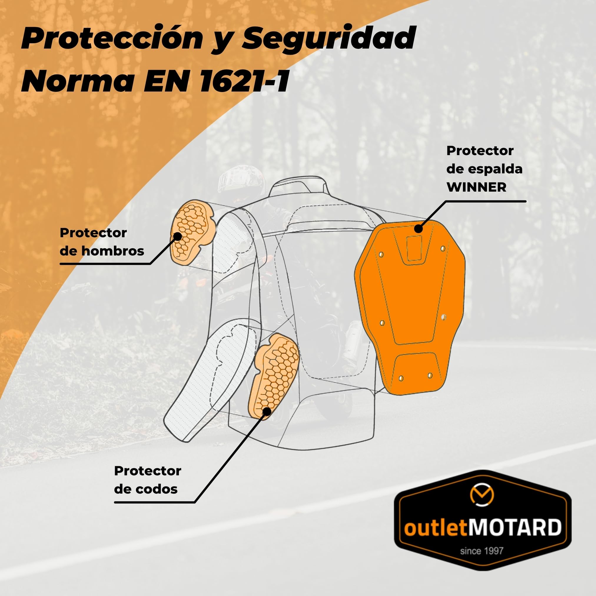 Chaqueta Moto Hombre Invierno y Verano - Impermeable y Transpirable