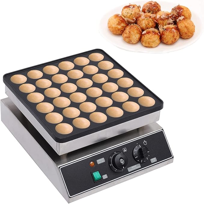 Amazon.de 36 Löcher Crepes Maker, Antihaft Pancakes Pfanne Familien