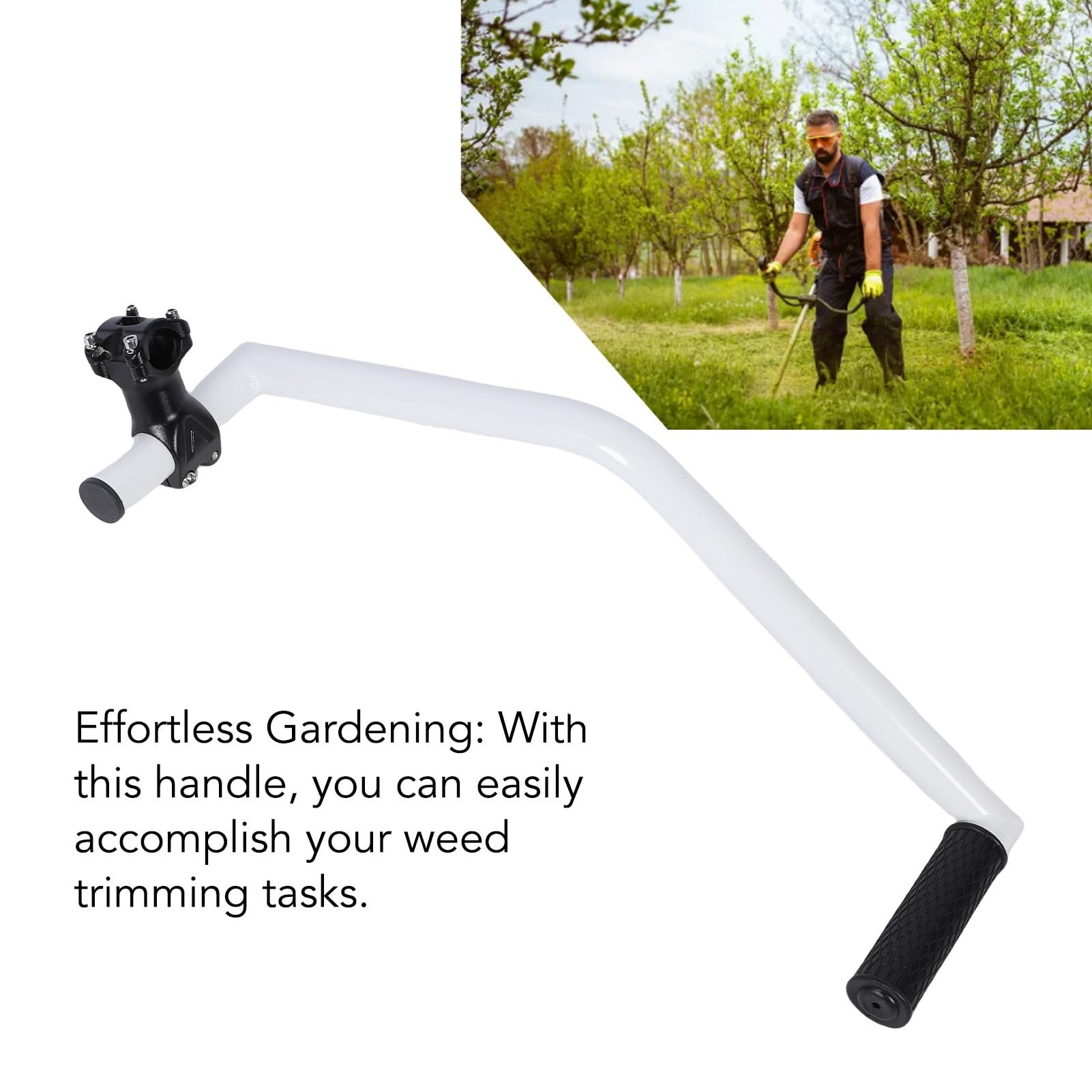 HEEPDD Recortadora con Ergonómico, de Repuesto, de Aleación de Aluminio para Weed Wacker