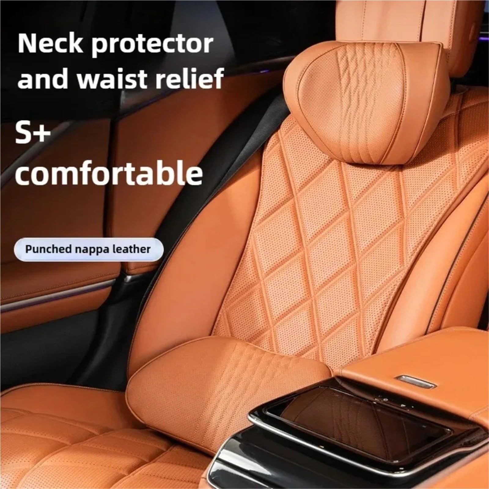 Poggiatesta Auto Morbido cuscino for il collo dell'auto in memory foam