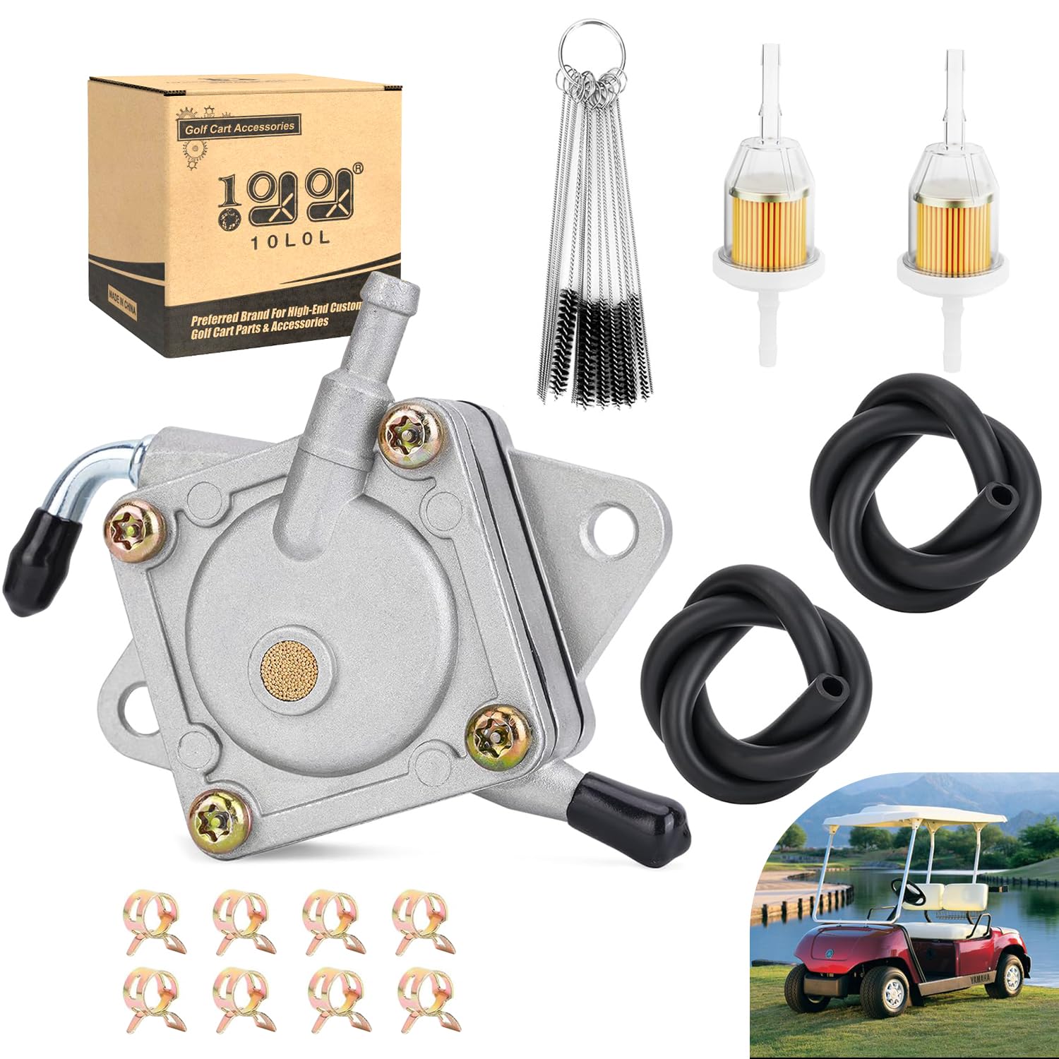 Amazon.com: 10L0L Golf Cart Fuel Pump Impulse Kit for Yamaha