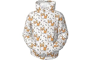 Warm and Comfy Corgi Hoodies for Kids