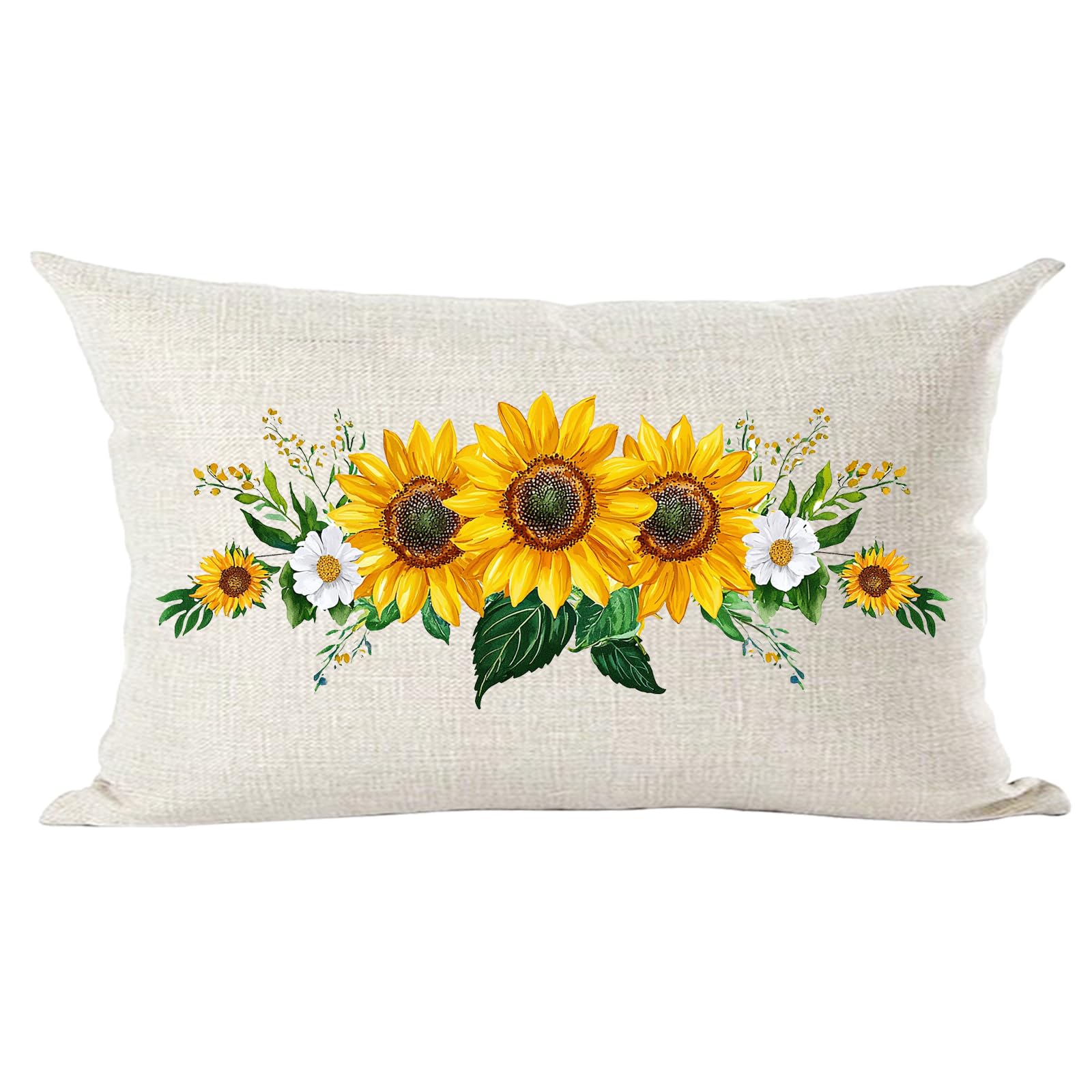 18x18 Pillow Inserts Ramirar Black Word Art Quote You Are My Sunshine Orange Sunflowers Inspirational Decorative Lumbar Throw Pillow Cover Case Home Living Room Bed Sofa Car Cotton Linen Rectangular 12 X