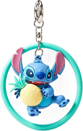 MINISO Disney Stitch Keychain Cute Bag Charm,Lilo & Stitch Backpack Pendant Accessories,Key Ring Gift for Girls Women